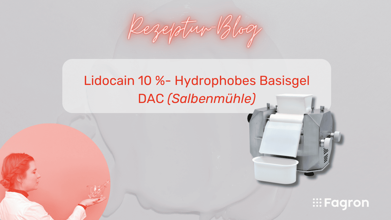 Lidocain 10 % in Hydrophobes Basisgel DAC als Rezeptur in der Apotheke
